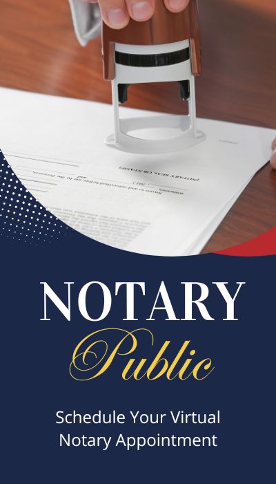 Schedule Virtual Notary Public Schedule Virtual Notary Public