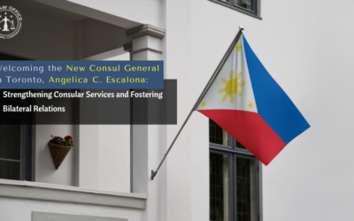 Welcoming Angelica C. Escalona as the New Consul General of the Philippines in Toronto: Strengthening Consular Services and Fostering Bilateral Relations