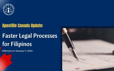 Filipinos, Take Note: Apostille in Canada Means Speed & Savings